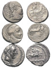 Römische Münzen - Lots. Republik.


Lot (3 Stück, Silber): Denare aus dem 1. Jh. v. Chr.

Patina, sehr schön.

Verkauft wie besehen, keine Rück...