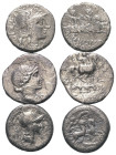 Römische Münzen - Lots. Republik.


Lot (3 Stück, Silber): Denare aus dem 1. Jh. v. Chr.

Patina, fast sehr schön / sehr schön.

Verkauft wie b...