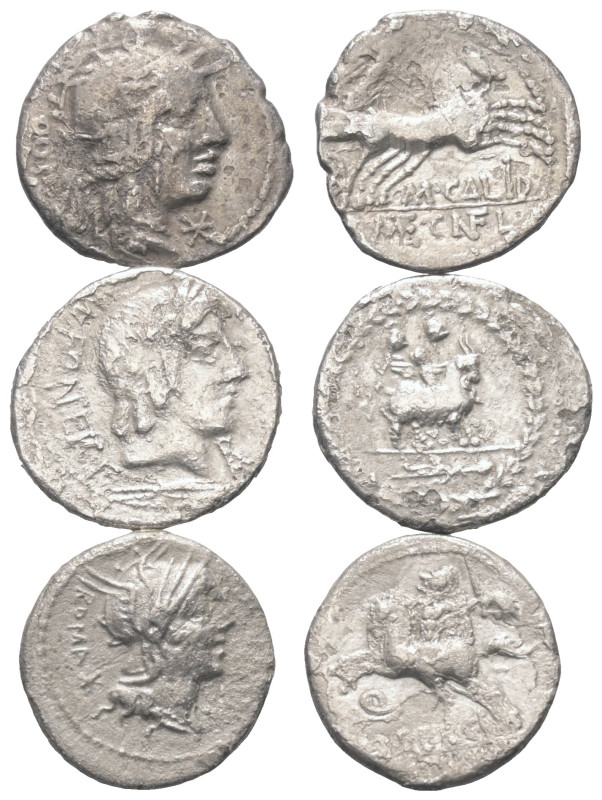 Römische Münzen - Lots. Republik.


Lot (3 Stück, Silber): Denare aus dem 1. ...