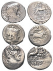 Römische Münzen - Lots. Republik.


Lot (3 Stück, Silber): Denare aus dem 1. Jh. v. Chr.

Patina, fast sehr schön / sehr schön.

Verkauft wie b...