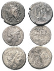 Römische Münzen - Lots. Republik.


Lot (3 Stück, Silber): Denare aus dem 1. Jh. v. Chr.

Patina, fast sehr schön / sehr schön.

Verkauft wie b...