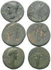 Römische Münzen - Lots. Kaiserzeit.


Lot (3 Stück, Bronze): As des Agrippa (gest. 12 v. Chr.), Sesterz des Marcus Aurelius (161 - 180 n. Chr.) und...