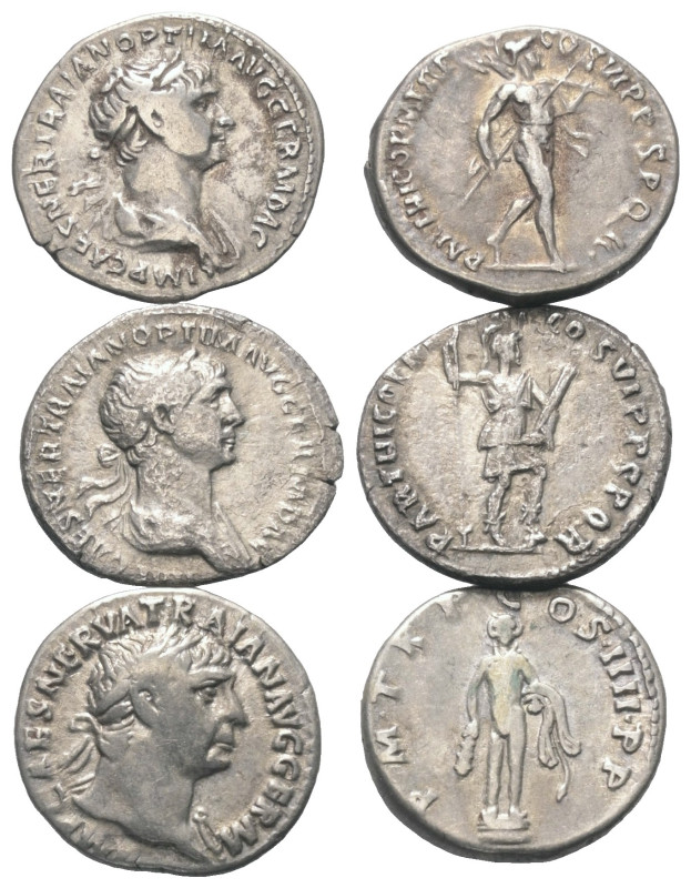 Römische Münzen - Lots. Kaiserzeit.


Lot (3 Stück, Silber): Traianus Denare ...