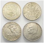 Europa - Lots.


Tschechoslowakei.

Lot (4 Stück, Silber): 100 Kronen 1948-1949.

Sehr schön - vorzüglich.

Verkauft wie besehen, keine Rückg...
