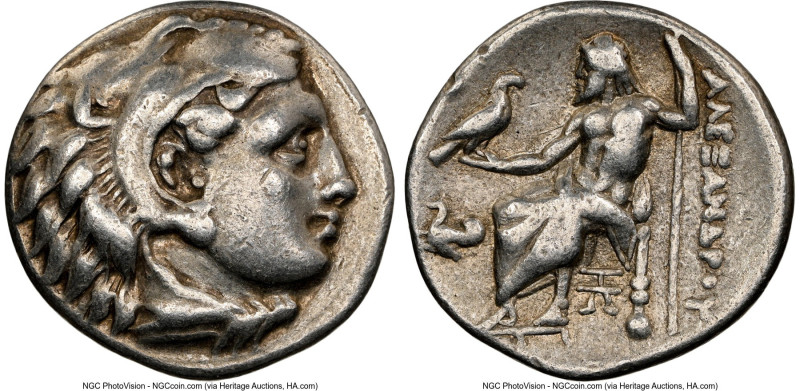 MACEDONIAN KINGDOM. Alexander III the Great (336-323 BC). AR drachm (18mm, 11h)....