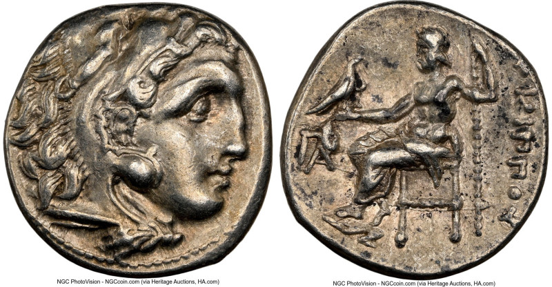 MACEDONIAN KINGDOM. Philip III Arrhidaeus (323-317 BC). AR drachm (16mm, 11h). N...