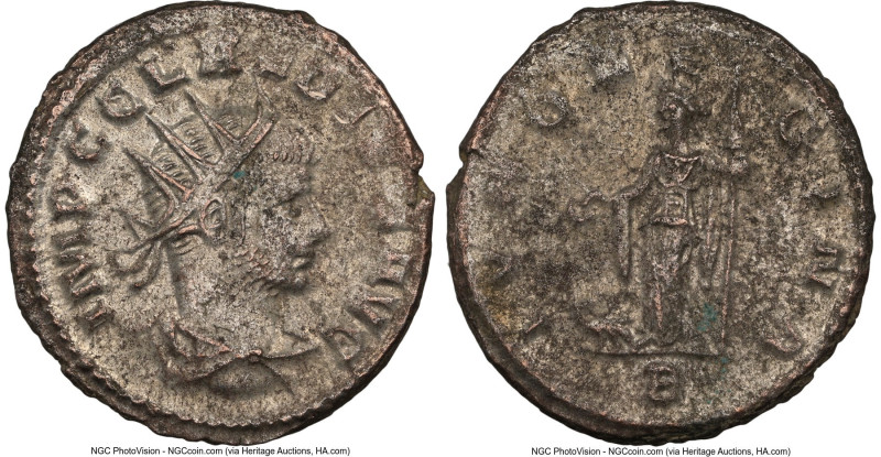 Claudius II (AD 268-270). BI antoninianus (20mm, 12h). NGC MS, Silvering. Antioc...