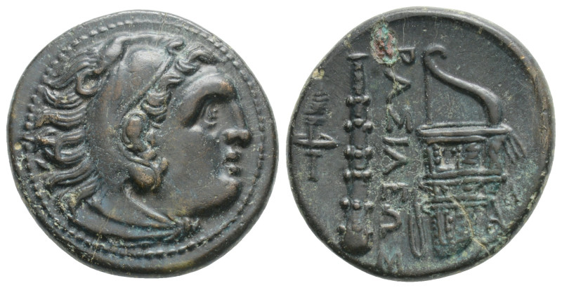 KINGS OF MACEDON. Alexander III 'the Great' (336-323 BC). 5,4 g.20,7 mm. Ae Unit...