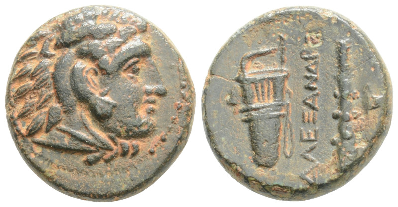 Greek, KINGS OF MACEDON, Alexander III 'the Great' (Circa 336-323 BC) AE unit (1...