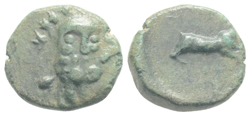 Greek Coins
PISIDIA. Selge. Ae (2nd-1st centuries BC). 1,7 g. 12,6 mm.