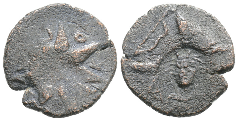 Greek Coins, PONTOS. Uncertain (Amisos?). Time of Mithradates VI, 2,8 g. 18 mm.