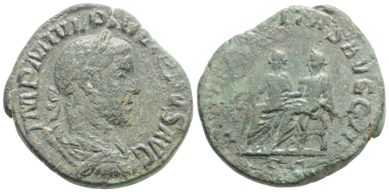 PHILIP II (247-249). Sestertius. Rome. 15,7 g. 29,2 mm.
Obv: IMP M IVL PHILIPPV...