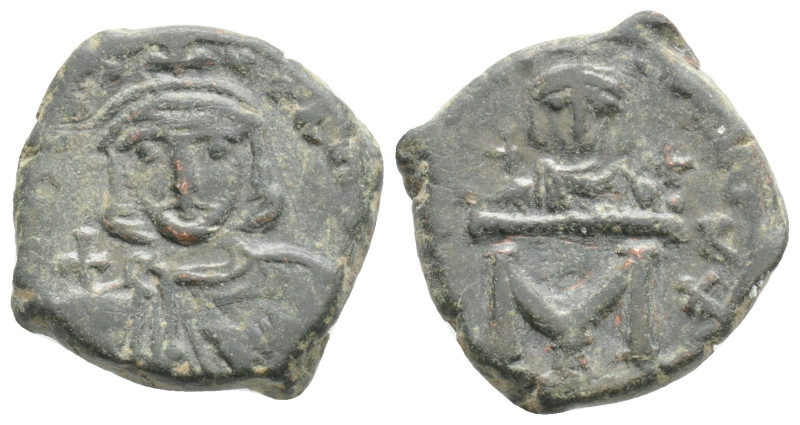 Byzantine Coins, AE Follis, 3,2 g. 17,9 mm.