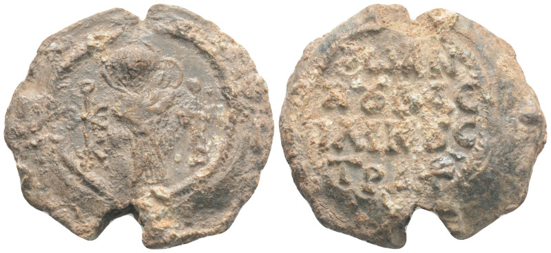 Byzantine Lead Seal, 24,9 g. 32,4mm.