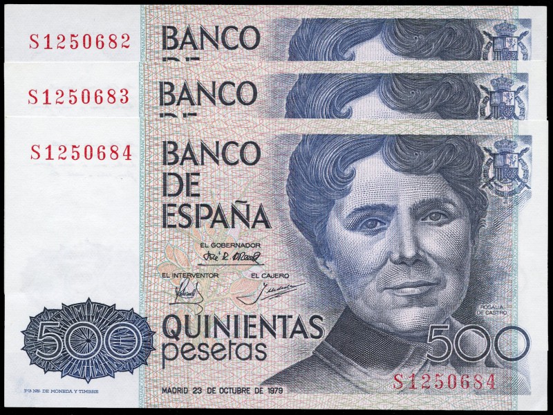 500 pesetas. 1979. Madrid. (Ed 2017-476a). (Ed 2002-E2a). 23 de octubre, Rosalía...