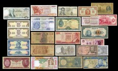 Extranjero. Álbum con 135 billetes mundiales en su gran mayoría s. XX, los países que se encuentran representados son África Occidental (1), Alemania ...