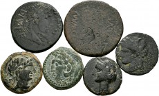 Hispania Antigua. Lote de 6 bronces ibéricos diferentes. A EXAMINAR. BC-/MBC-. Est...150,00.