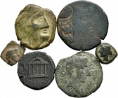 Hispania Antigua. Lote de 6 bronces ibéricos diferentes. A EXAMINAR. BC/MBC. Est...120,00.