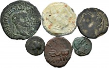 Hispania Antigua. Lote de 6 bronces ibéricos diferentes. A EXAMINAR. BC+/MBC-. Est...200,00.