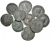 Imperio Romano. Lote de 10 bronces de Bajo Imperio Romano. A EXAMINAR. BC/MBC. Est...80,00.
