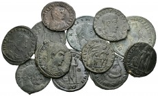 Imperio Romano. Lote de 12 bronces del Bajo Imperio Romano, todos ellos diferentes. A EXAMINAR . BC/MBC. Est...90,00.