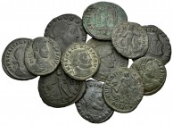 Imperio Romano. Lote de 12 bronces del Bajo Imperio Romano, todos ellos diferentes. A EXAMINAR. BC/MBC. Est...90,00.