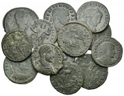 Imperio Romano. Lote de 13 bronces de Bajo Imperio Romano, todos ellos diferentes. A EXAMINAR. BC/MBC. Est...100,00.
