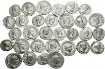 Imperio Romano. Lote de 31 monedas del Imperio Romano, denarios (23) y antoninianos (8). A EXAMINAR. MBC-/MBC+. Est...700,00.