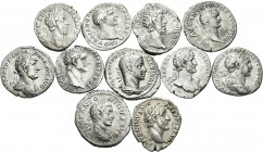 Imperio Romano. Lote de 11 denarios del Imperio Romano, todos diferentes. A EXAMINAR. BC/MBC+. Est...250,00.