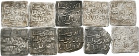 Al Andalus. Lote de 10 monedas de 1 dirhem almohades de plata. A EXAMINAR. BC/MBC. Est...120,00.