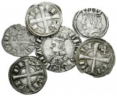 Medieval. Lote de 6 monedas medievales diferentes. A EXAMINAR. BC+/MBC-. Est...60,00.