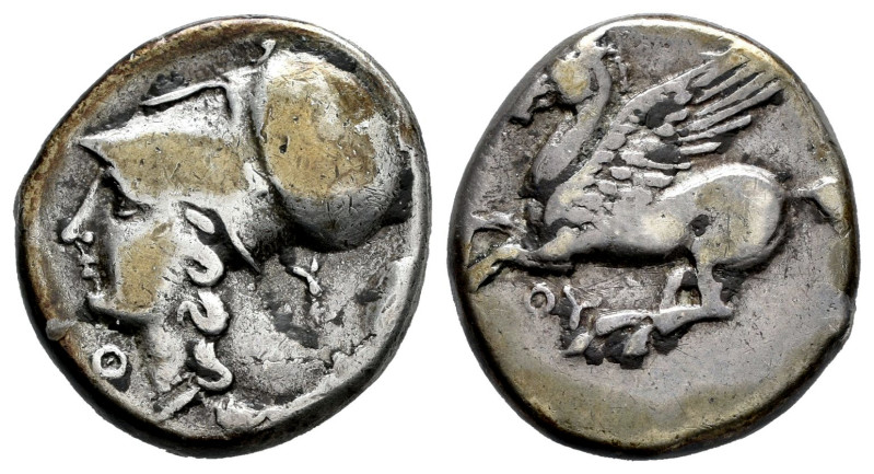 Akarnania. Thyrrheion. Estátera. 320-280 a.C. (Bcd-369). (Bmc-Corinth 4). Anv.: ...