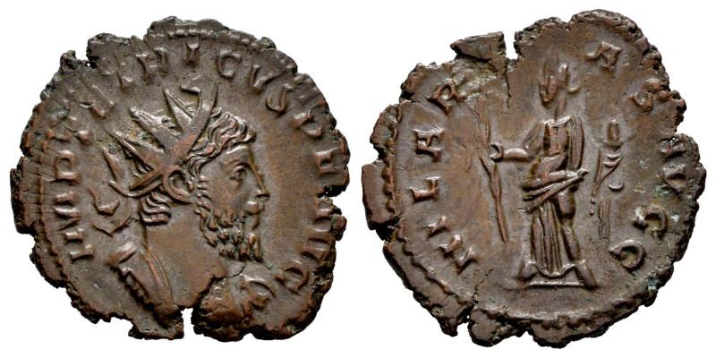 Tétrico I. Antoniniano. 271-274 d.C. Treveri. (Ric-80). Rev.: HILARITAS AVGG. Hi...