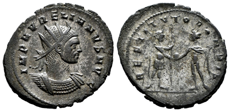 Aureliano. Antoniniano. 273 d.C. Cyzicus. (Spink-11600). (Ric-367). Rev.: RESTIT...