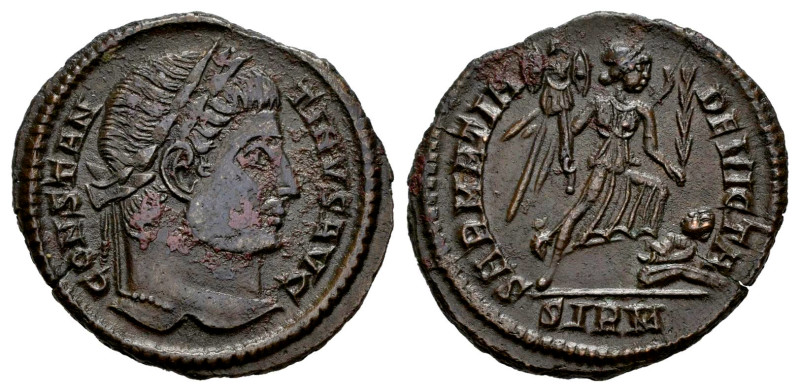 Constantino I. Follis. 324-325 d.C. Sirmium. (Ric-VII 48). Anv.: CONSTANTINVS AV...