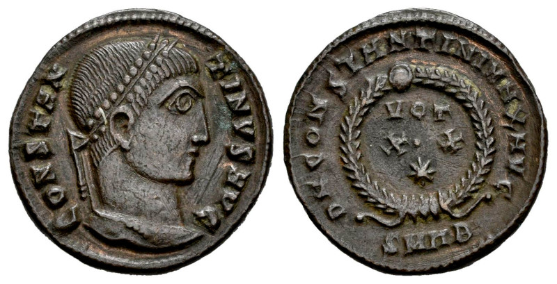 Constantino I. Follis. 324 d.C. Heraclea. (Ric-VII 60). Anv.: CONSTANTINVS AVG. ...