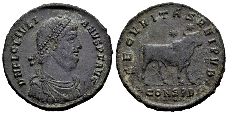 Juliano II El Apóstata. Doble maiorina. 362-363 d.C. Constantinopla. (Spink-1915...