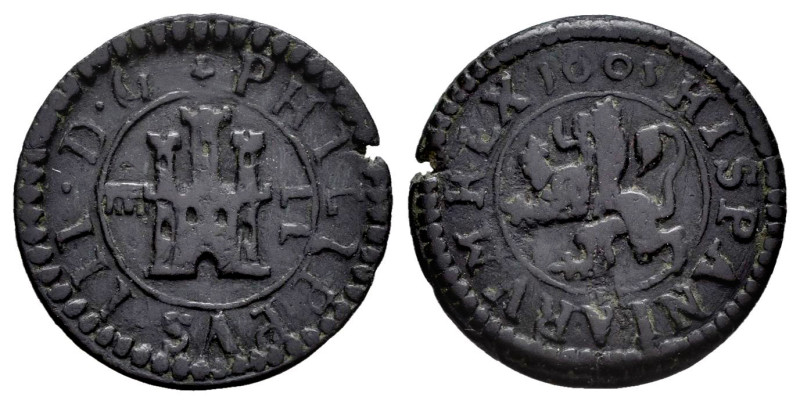 Felipe III (1598-1621). 2 maravedís. 1603. Segovia. (Cal-185). (Jarabo-Sanahuja-...