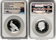Elizabeth II 3-Piece Lot of silver Proof High Relief "Wedge-Tailed Eagle" Dollars (1 oz)， 1) Dollar 2016-P PR70 Ultra Cameo NGC. Slab hand-signed by d...