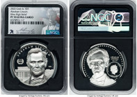 Elizabeth II silver Proof Ultra High Relief "Abraham Lincoln" 5 Dollars (1 oz) 2022 PR70 Ultra Cameo NGC, KM-Unl. HID09801242017 © 2023 Heritage Aucti...