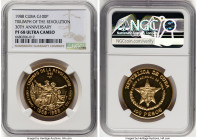 Republic gold Proof "Triumph of the Revolution - 30th Anniversary" 100 Pesos (1 oz) 1988 PR68 Ultra Cameo NGC, KM204. HID09801242017 © 2023 Heritage A...