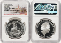 Elizabeth II silver Proof "King James I" 2 Pounds (1 oz) 2022 PR70 Ultra Cameo NGC, British Monarchs series. First releases. HID09801242017 © 2023 Her...