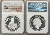 Elizabeth II silver Proof "King James I" 5 Pounds (2 oz) 2022 PR70 Ultra Cameo NGC, British Monarchs series. First releases. HID09801242017 © 2023 Her...