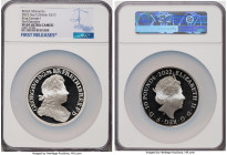 Elizabeth II silver Proof "King George I" 10 Pounds (5 oz) 2022 PR69 Ultra Cameo NGC, Limited Edition Presentation: 275. British Monarchs series. Firs...