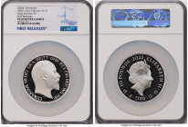 Elizabeth II silver Proof "King Edward VII" 10 Pounds (10 oz) 2022 PR69 Ultra Cameo NGC, British Monarchs series. First Releases. HID09801242017 © 202...