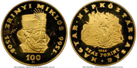 Republic gold Proof "Miklos Zrinyi" 100 Forint 1966-BP PR66 Ultra Cameo NGC, Budapest mint, KM569. HID09801242017 © 2023 Heritage Auctions | All Right...