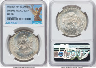 Estados Unidos silver "Mexico City Olympics" 25 Pesos 1968-Mo MS68 NGC, Mexico City mint, KM479.1. HID09801242017 © 2023 Heritage Auctions | All Right...