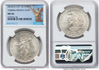 Estados Unidos Pair of Certified silver "Mexico City Olympics" 25 Pesos 1968-Mo MS66 NGC, Mexico City mint, KM479.1. HID09801242017 © 2023 Heritage Au...