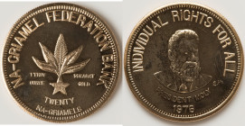 Na-Griamel Federation Bank gold Proof Medallic 20 Na-Griamels 1976 UNC, KM-X-Unl. HID09801242017 © 2023 Heritage Auctions | All Rights Reserved