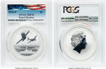 Elizabeth II 10-Piece Lot of Certified silver "Pearl Harbor - 75th Anniversary" Dollars (1 oz) 2016-P MS70 PCGS, Perth mint. Accompanied by ten COAs. ...